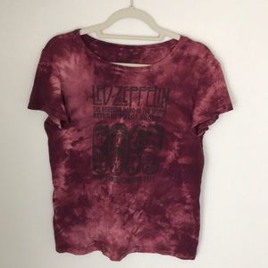 vintage Led Zeppelin tie dye shirt